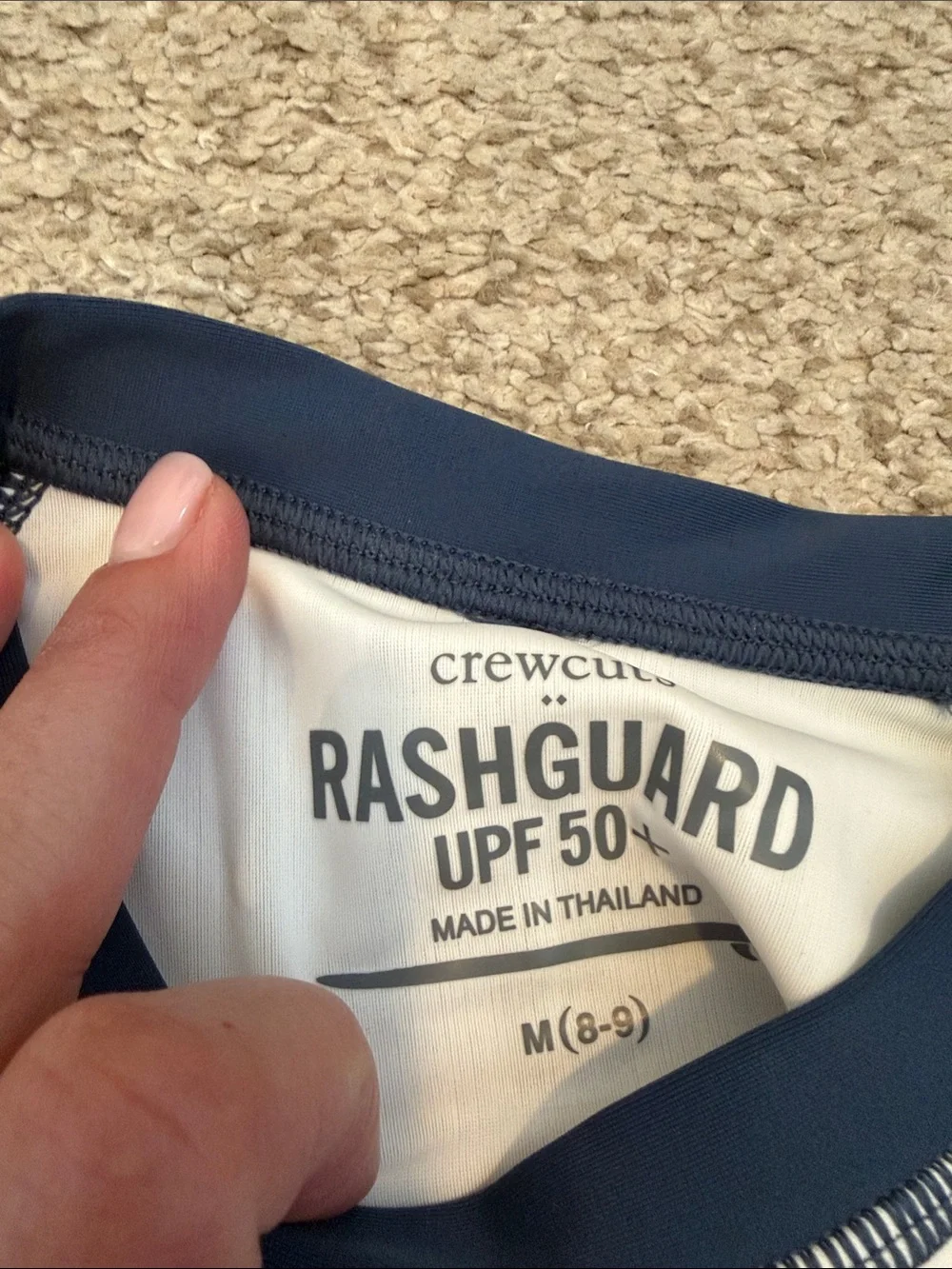 NWT J. Crew Crewcuts Rash Guard, M (8-9)